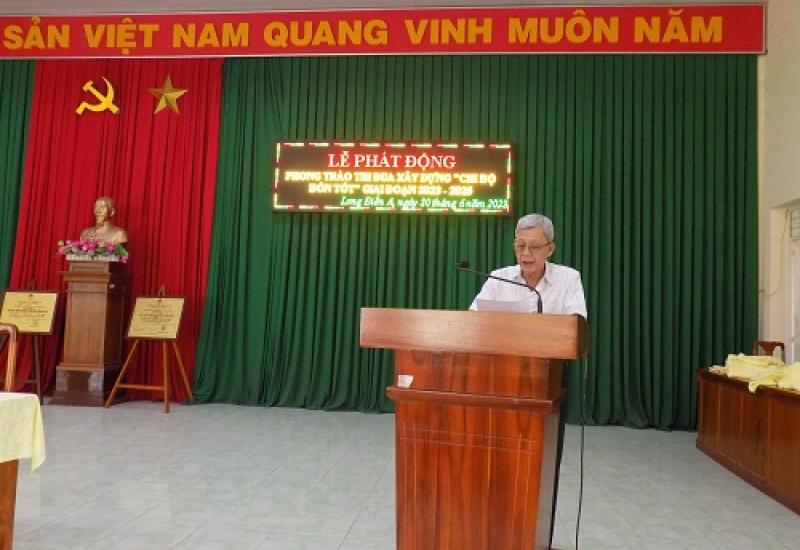 Hình Lãnh đạo lễ phát động chi bộ 4 tốt